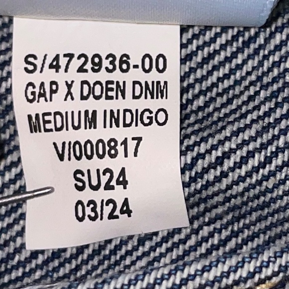 GAP x DÔEN Kids Oversized Icon Denim Jacket Girls L(10) - Picture 7 of 7